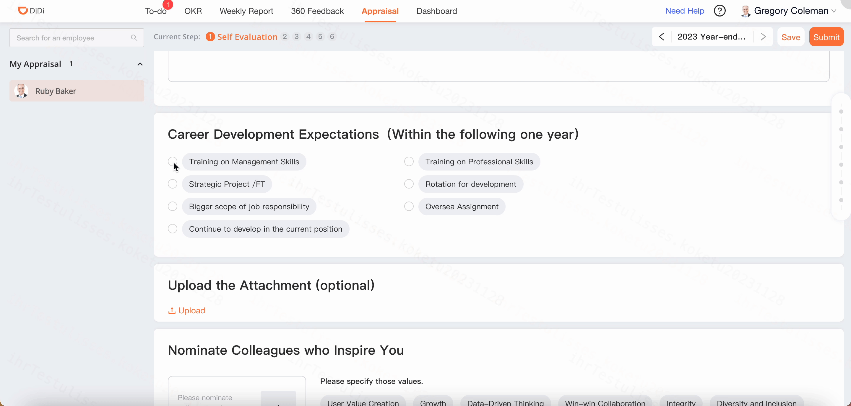 Start Self Evaluation-4