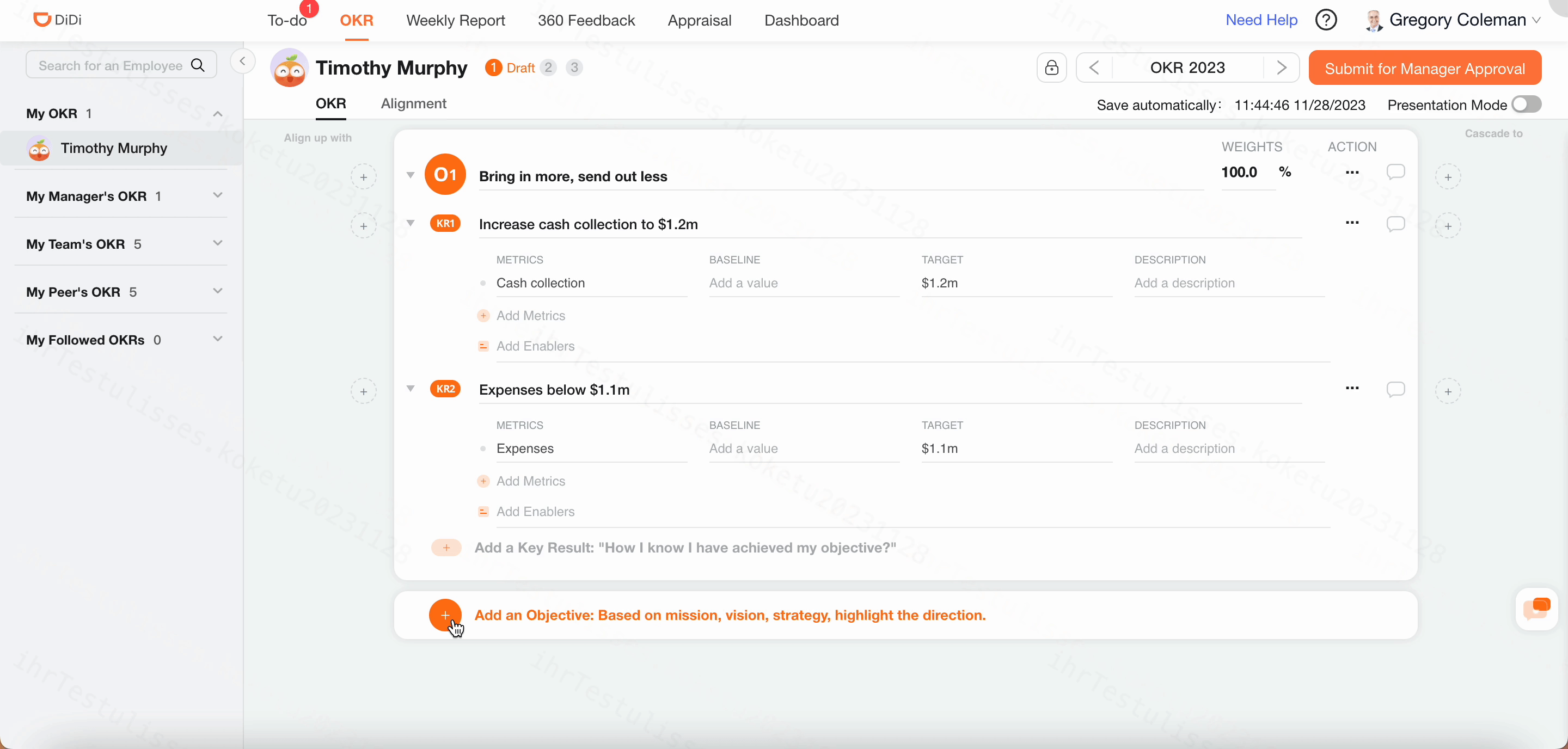 Publish OKR Before Start Self Evaluation-2