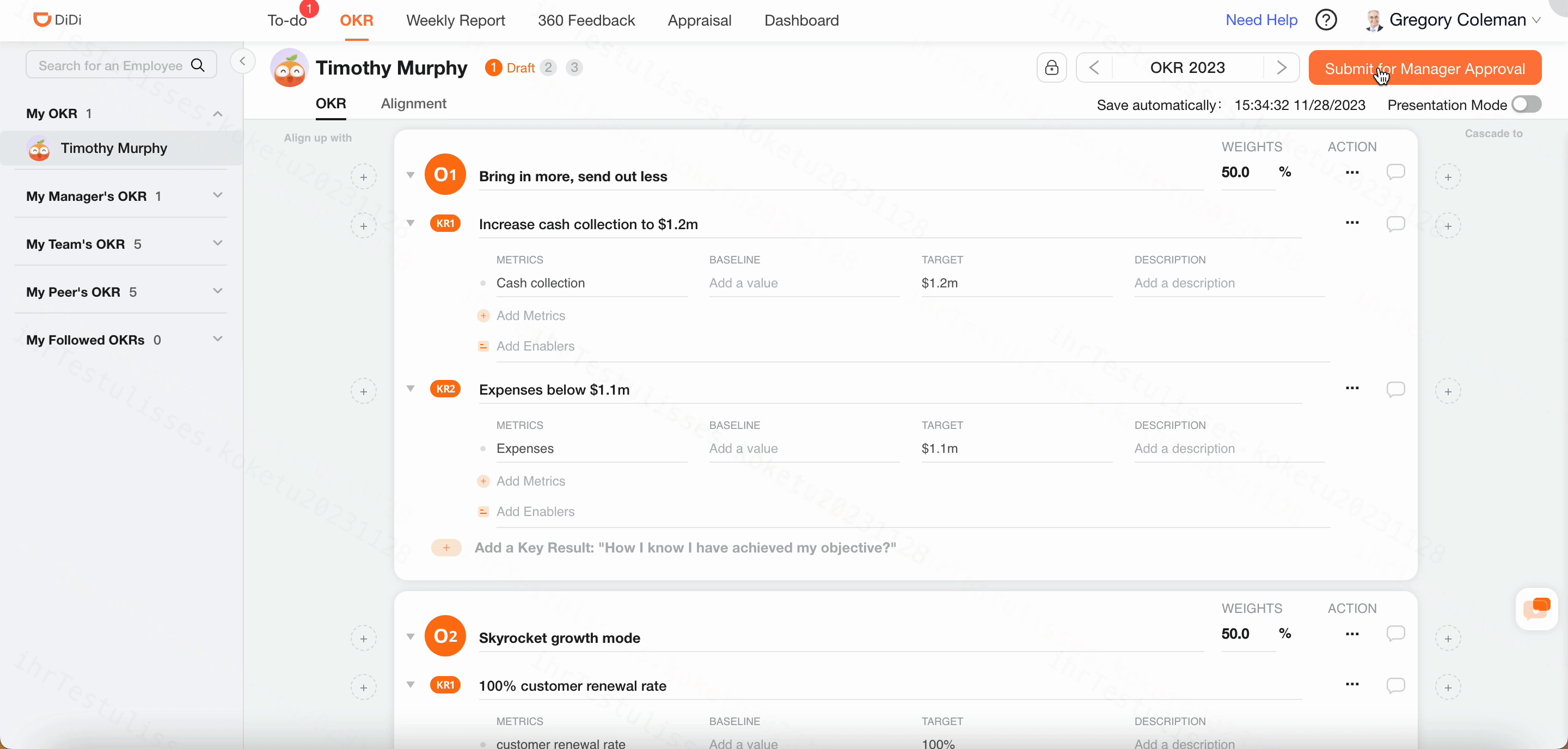 Publish OKR Before Start Self Evaluation-3